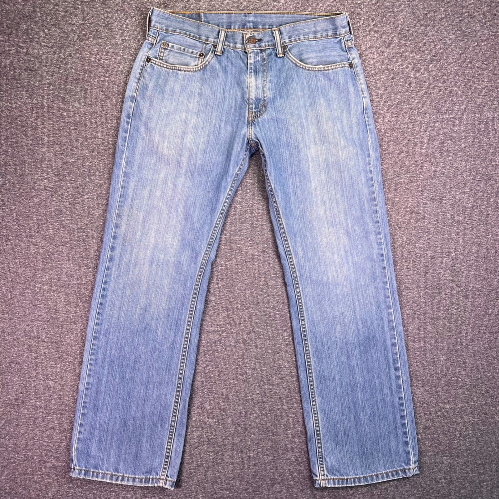 Levis 559 Jeans Men 33x29 Relaxed Straight Light Blue Denim Casual Classic Tag32